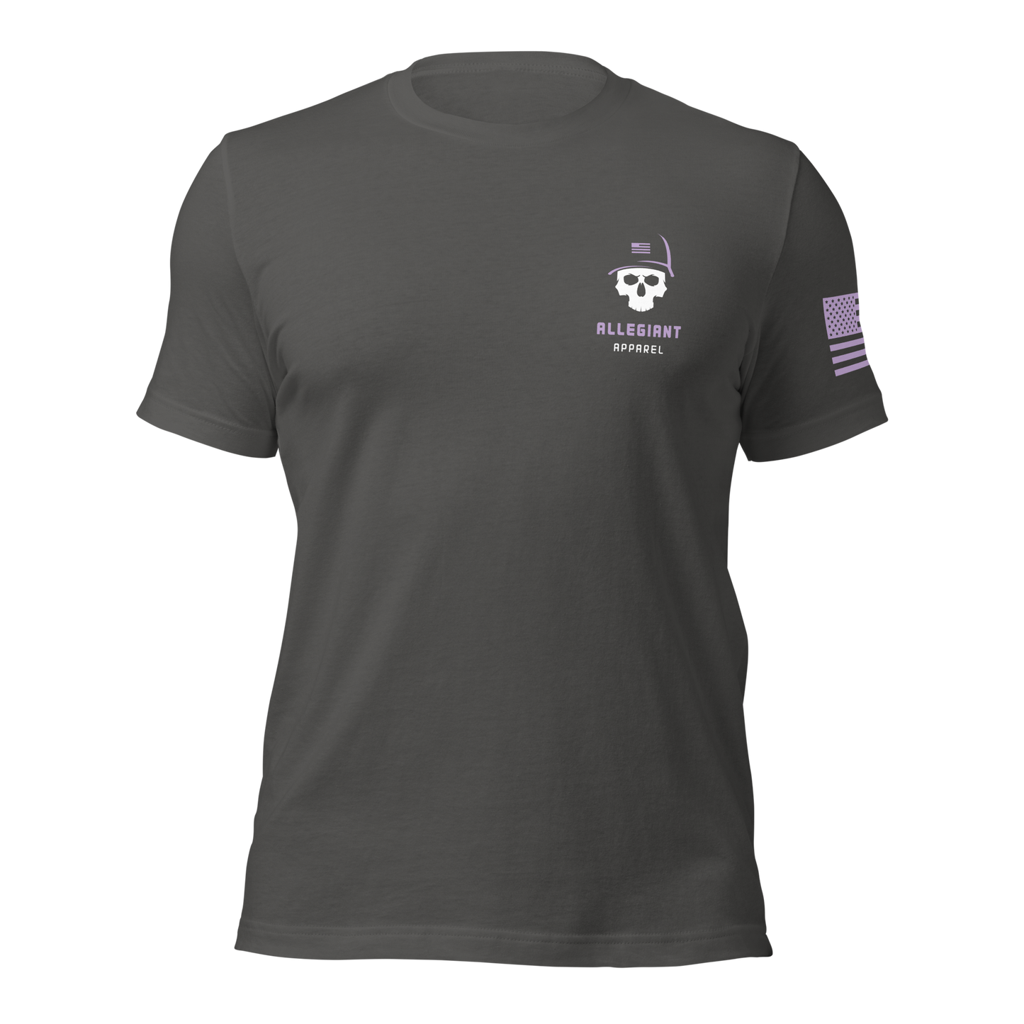American Flag Purple/Green Camo T-Shirt