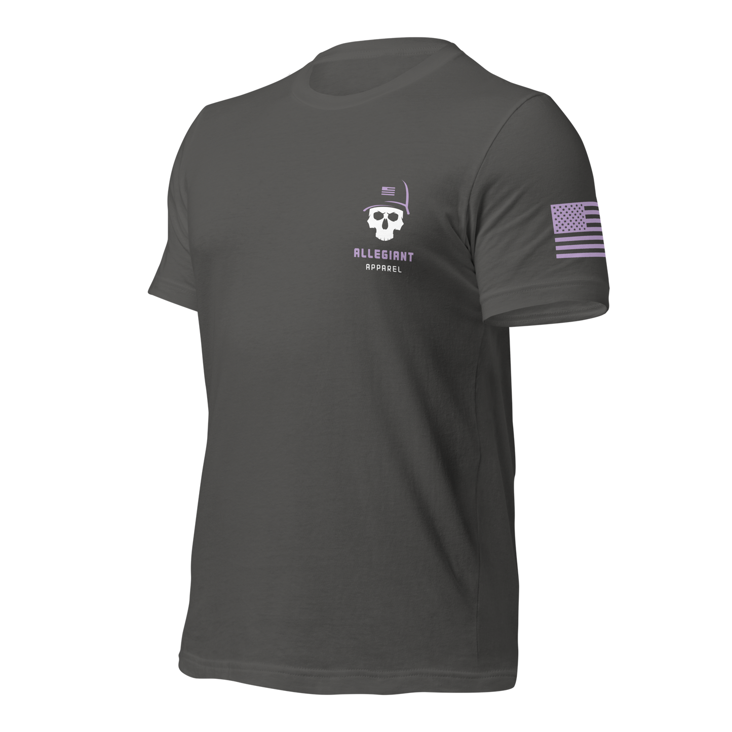 American Flag Purple/Green Camo T-Shirt