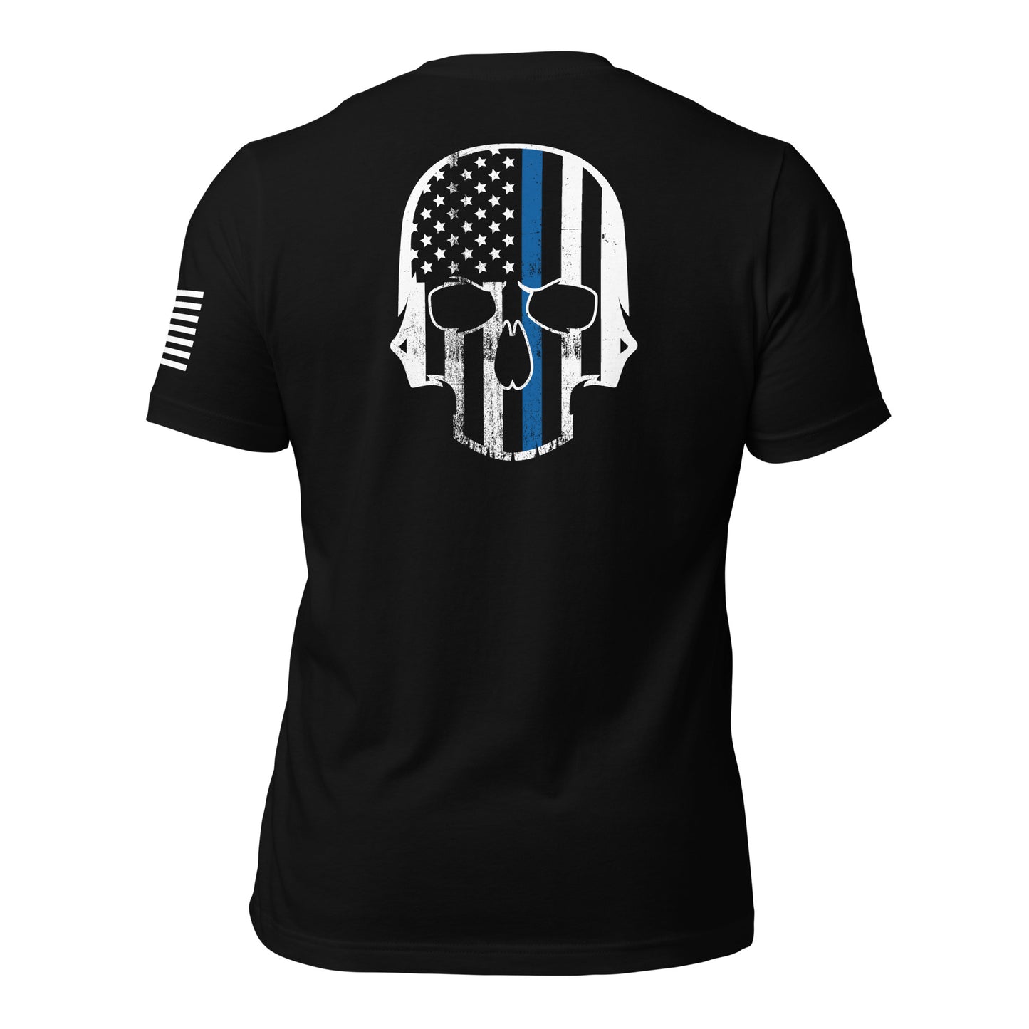 Allegiant Thin Blue Line Skull T-Shirt