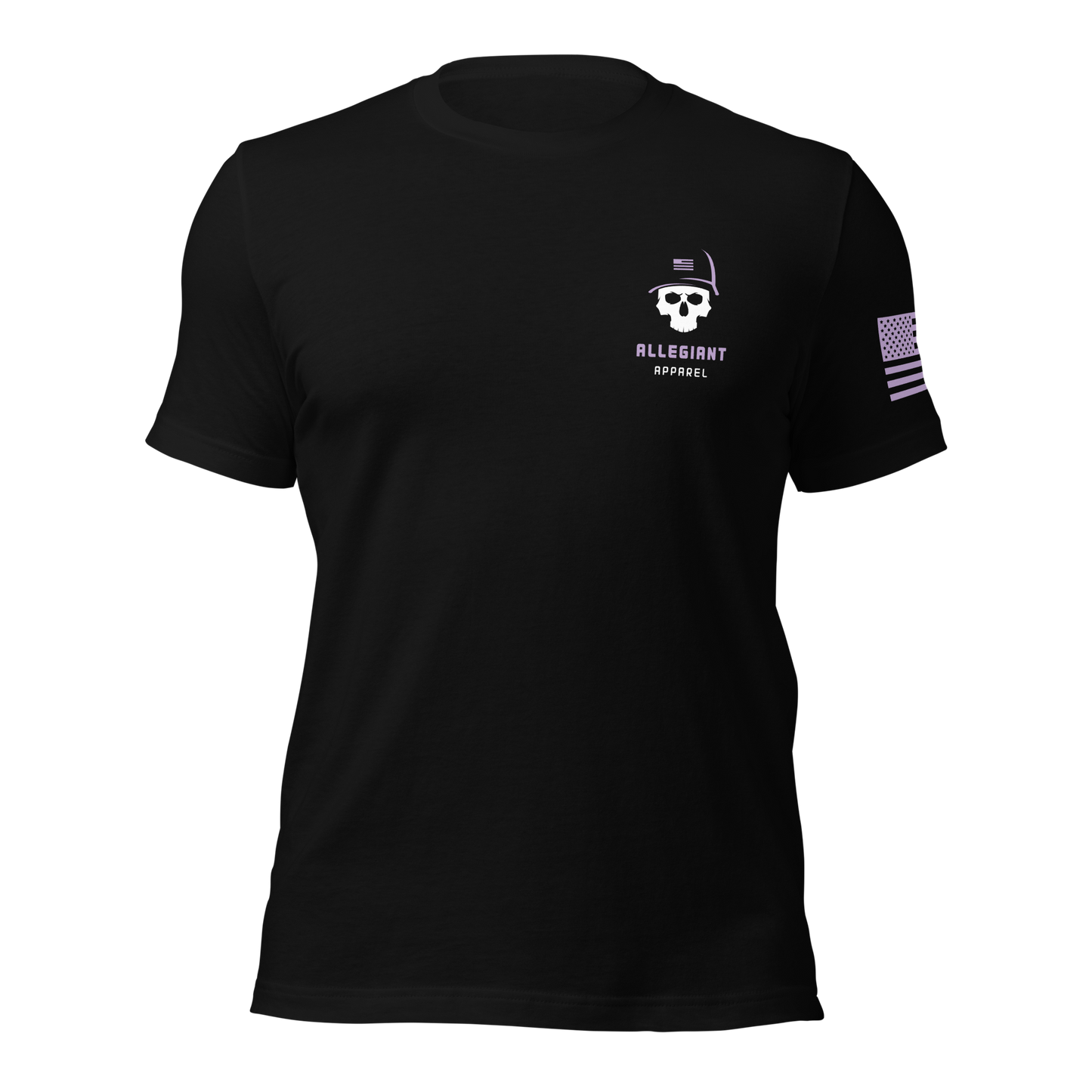 American Flag Purple/Green Camo T-Shirt