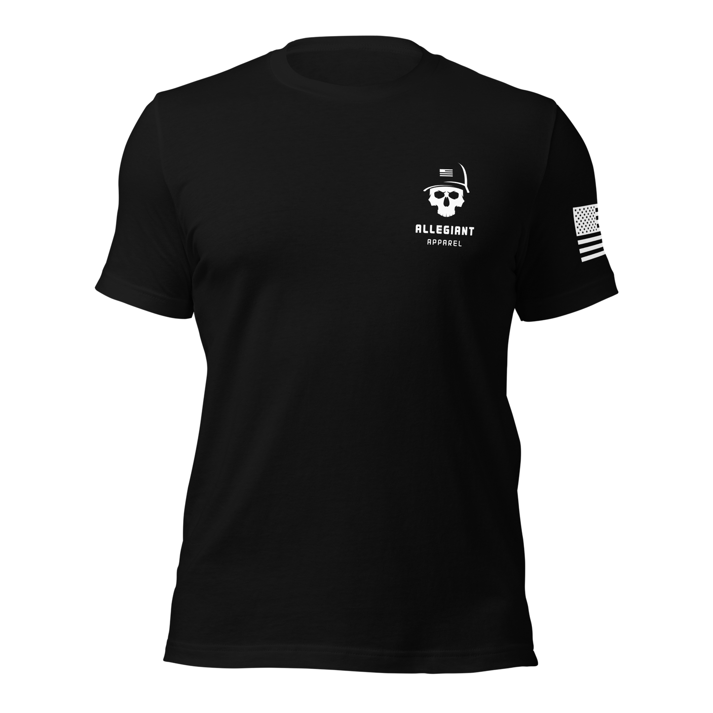 Allegiant Thin Red Line Skull T-Shirt