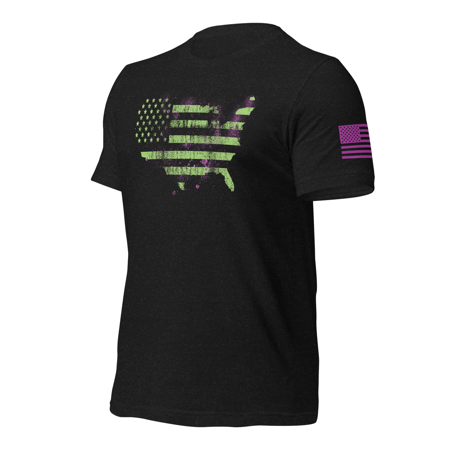 Weathered States Neon Flag T-Shirt