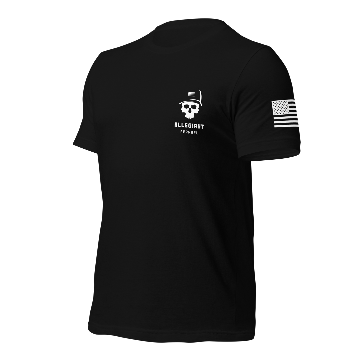 Allegiant Thin Red Line Skull T-Shirt