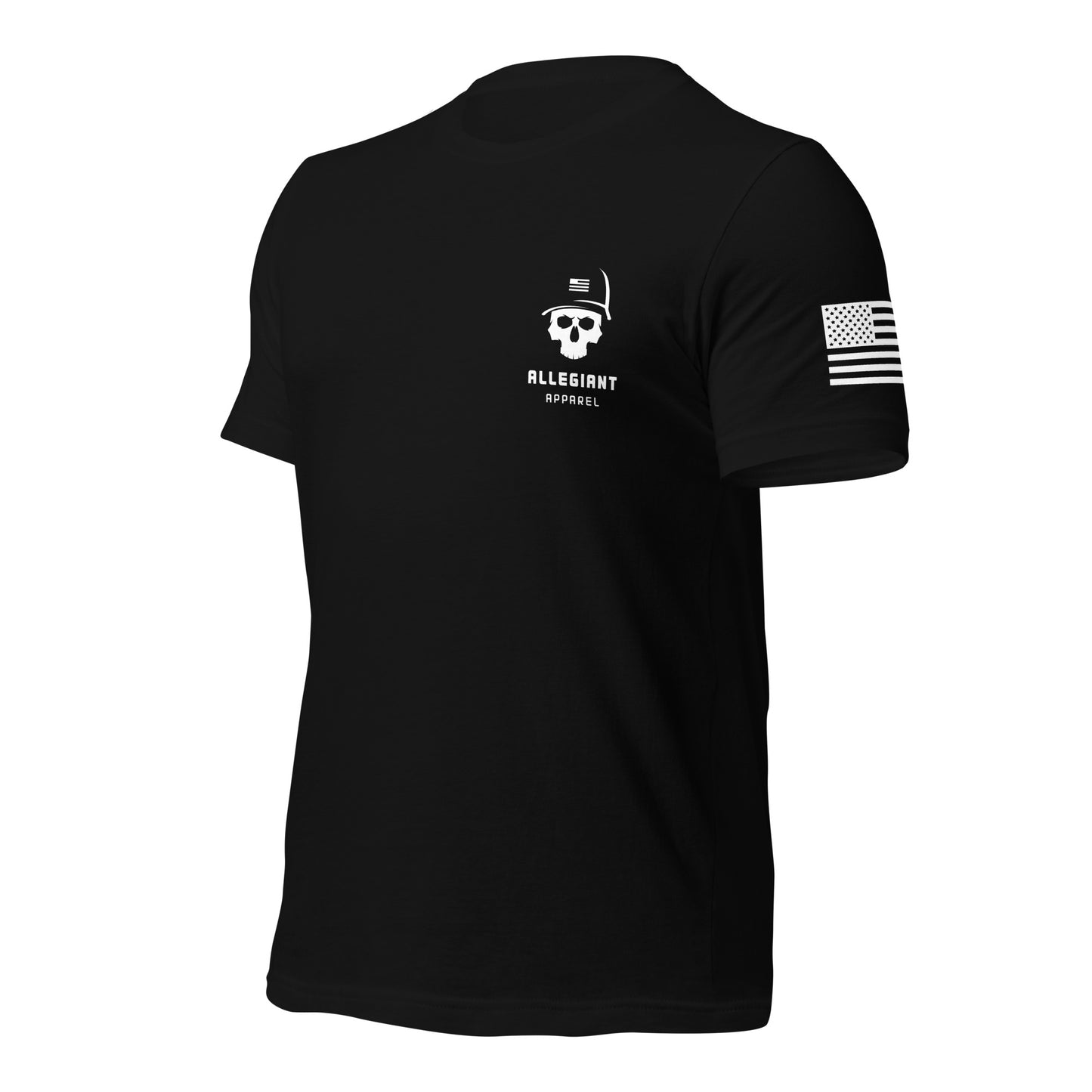 Allegiant Thin Blue Line Skull T-Shirt