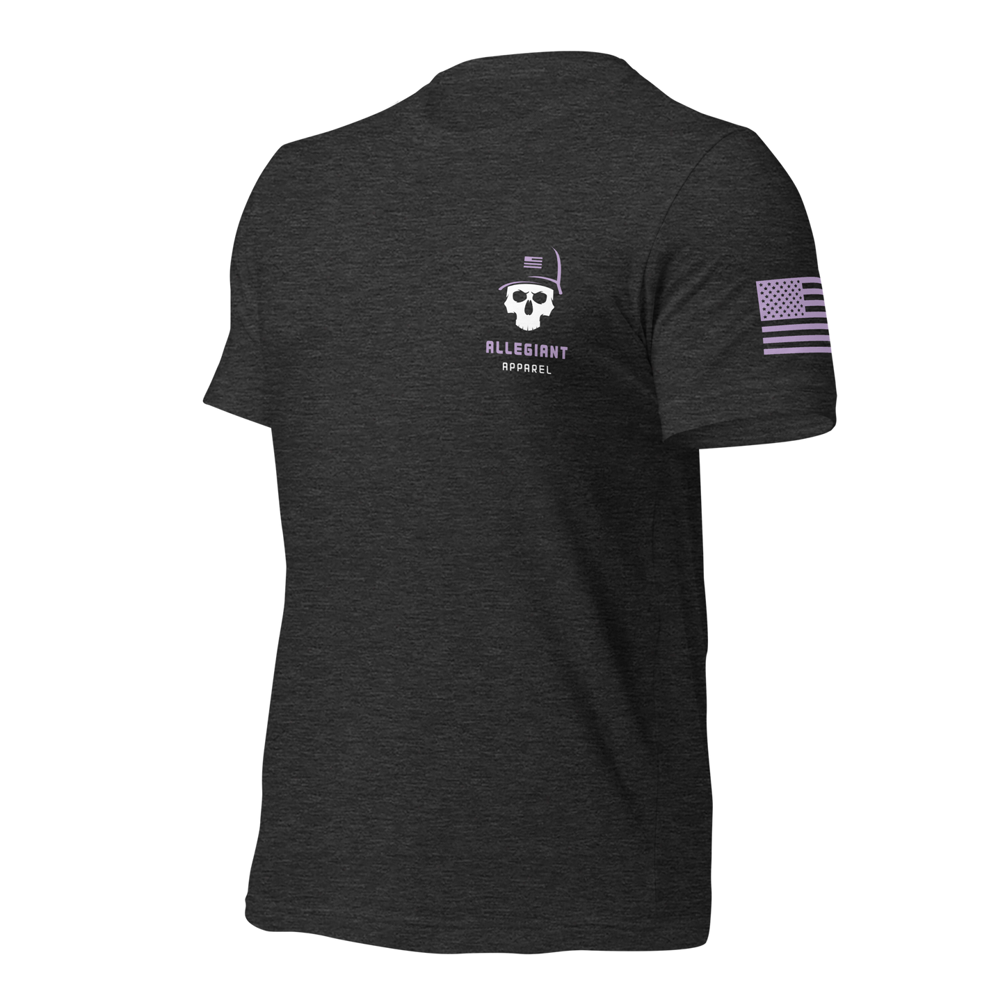 American Flag Purple/Green Camo T-Shirt
