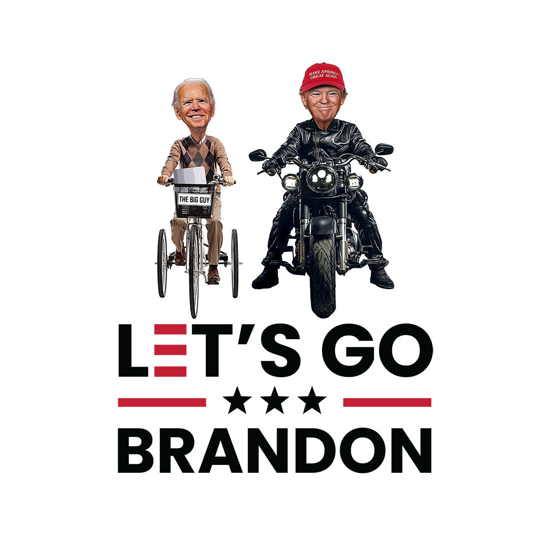 Let's Go Brandon - Trump vs. Biden T-Shirt