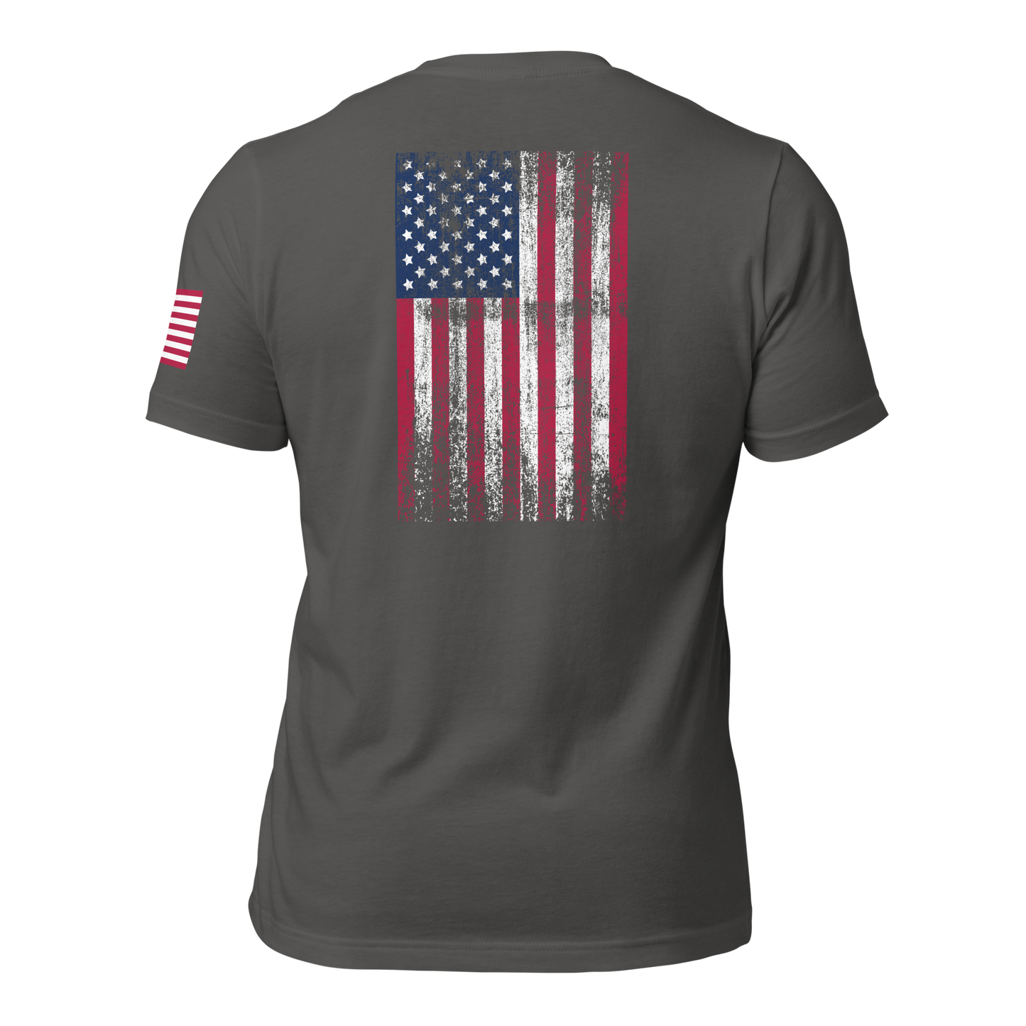 American Flag Full Color Weathered T-Shirt