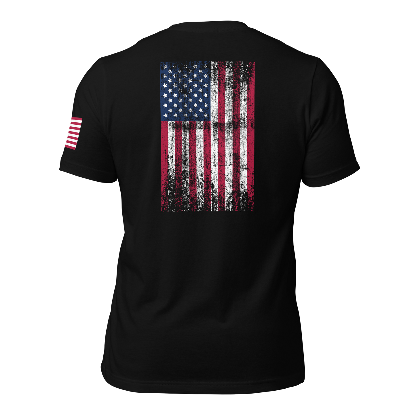 American Flag Full Color Weathered T-Shirt