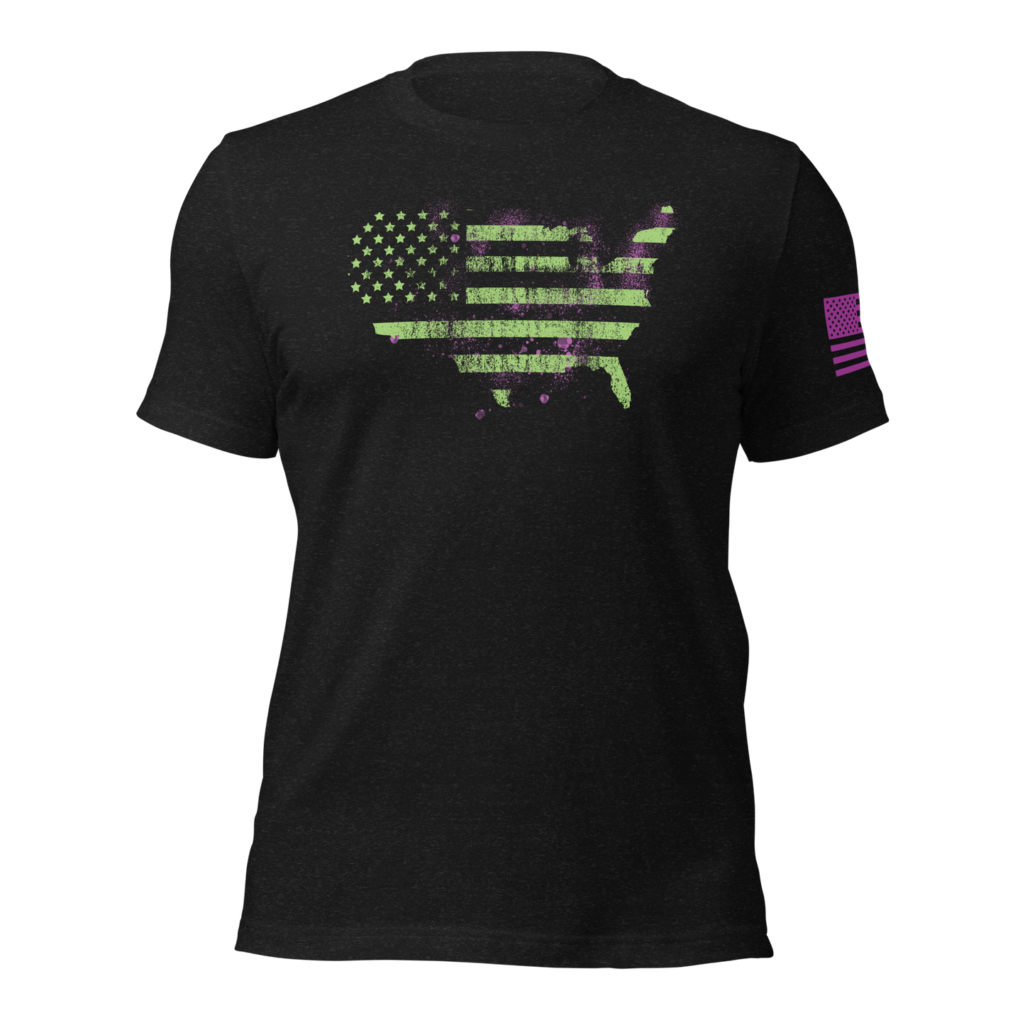 Weathered States Neon Flag T-Shirt