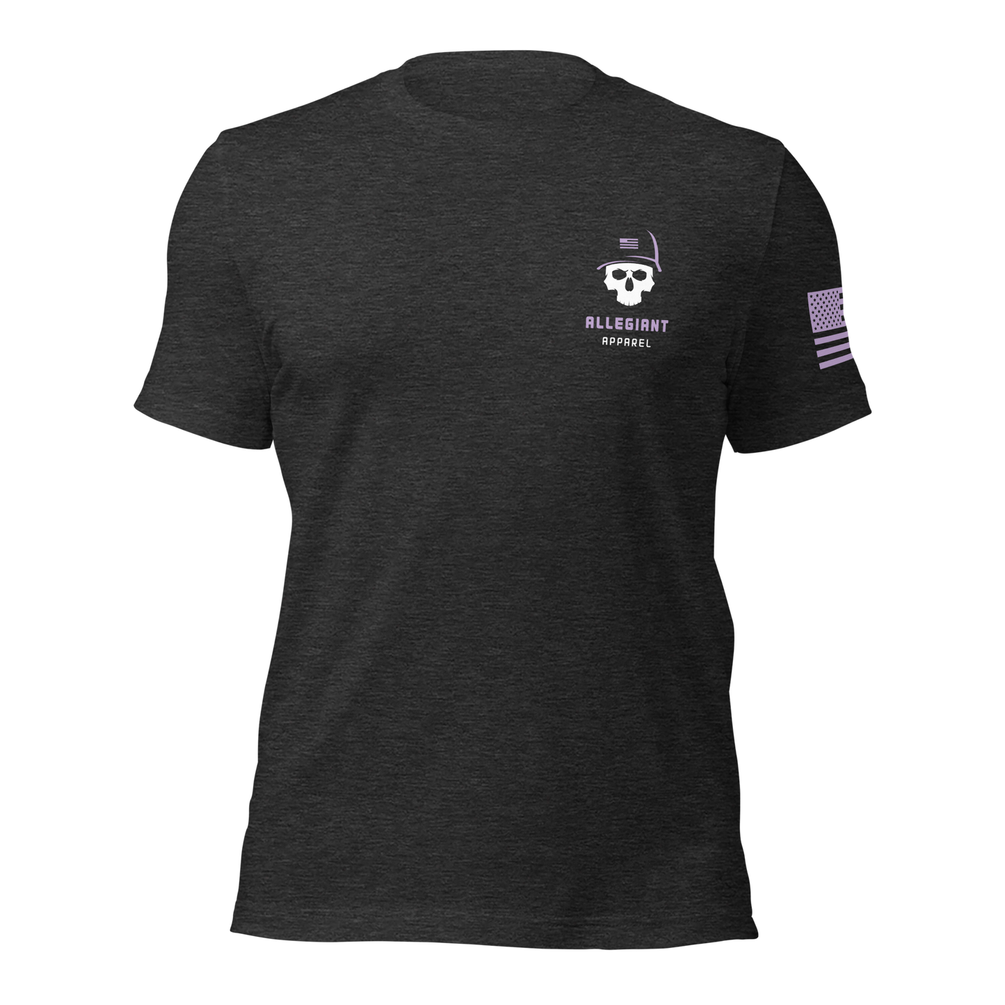 American Flag Purple/Green Camo T-Shirt